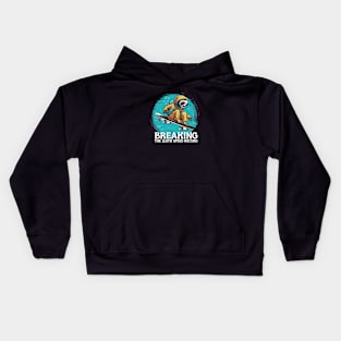 Breaking the Sloth Speed Record Kids Hoodie